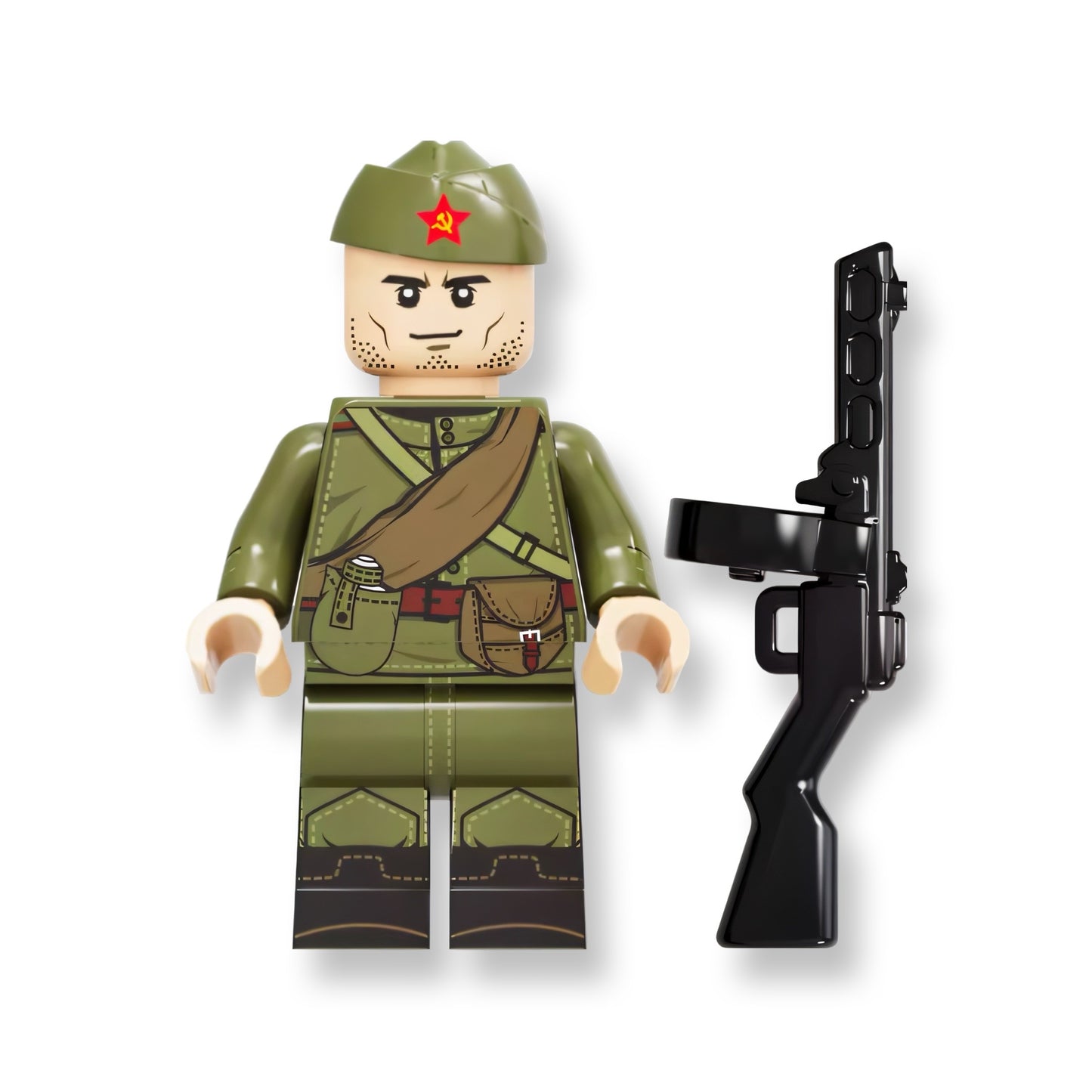 World War 2 Soviet Army Building Block Figure