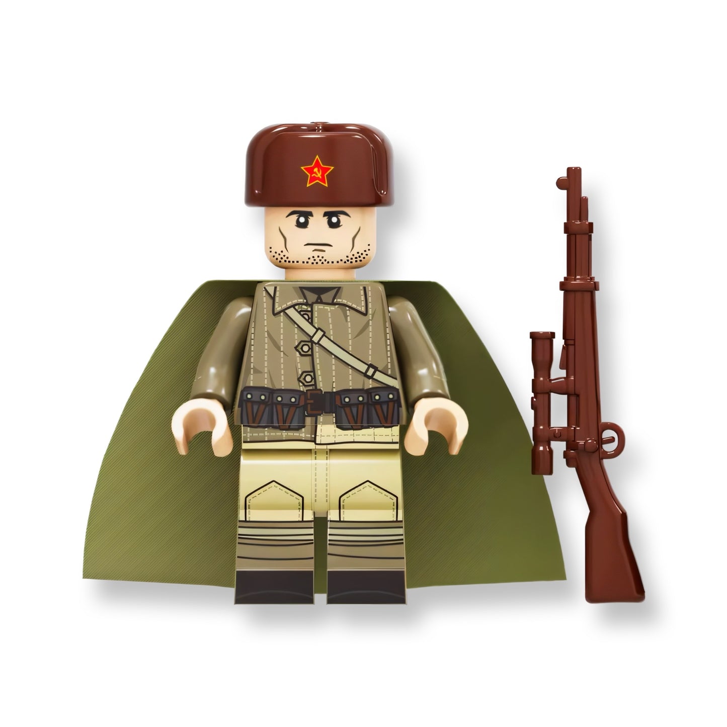 World War 2 Soviet Army Building Block Figure