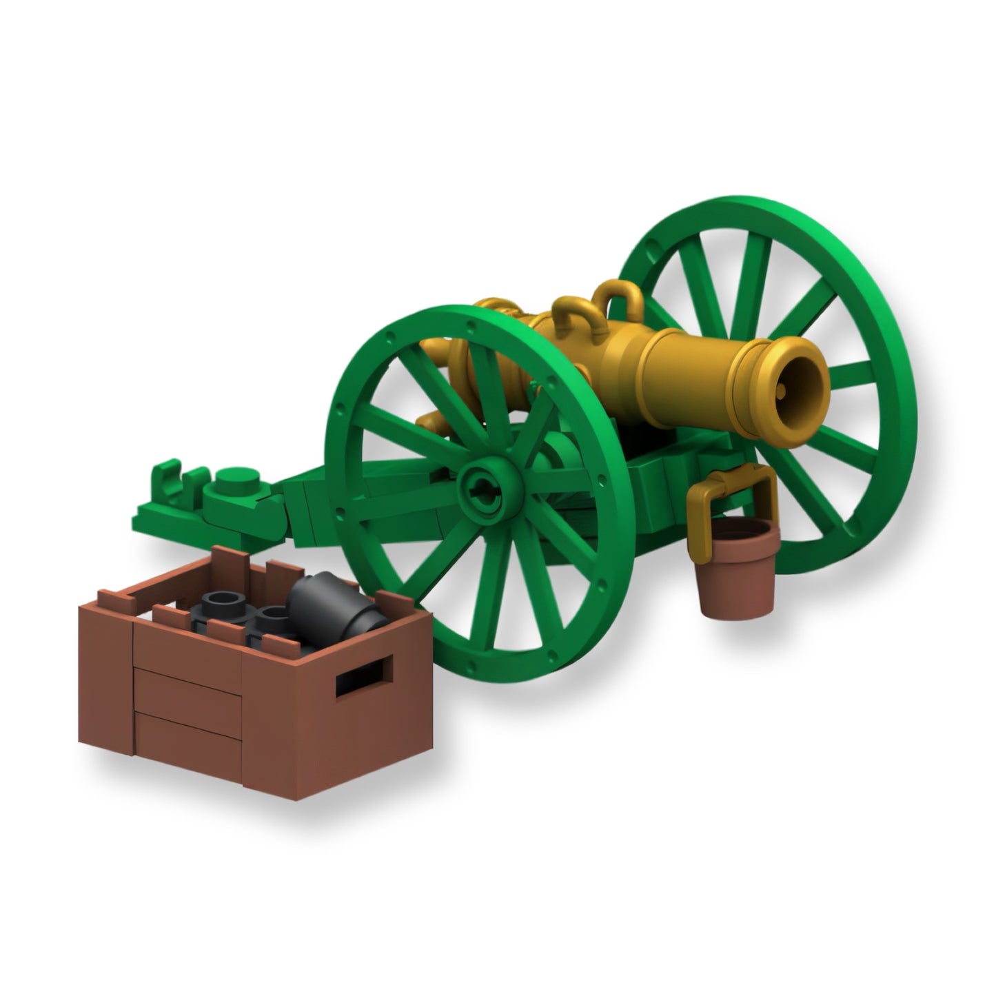 Military Unicorn Cannon Howitzer Building Block